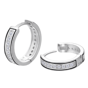 Black-Border-Pave-Hoop-Earrings-Fine-Jewelry
