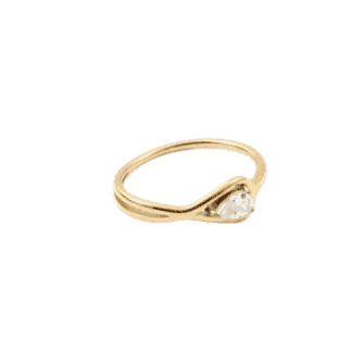 Drop-CZ-Ring-–-14k-Gold-Finish-Rings