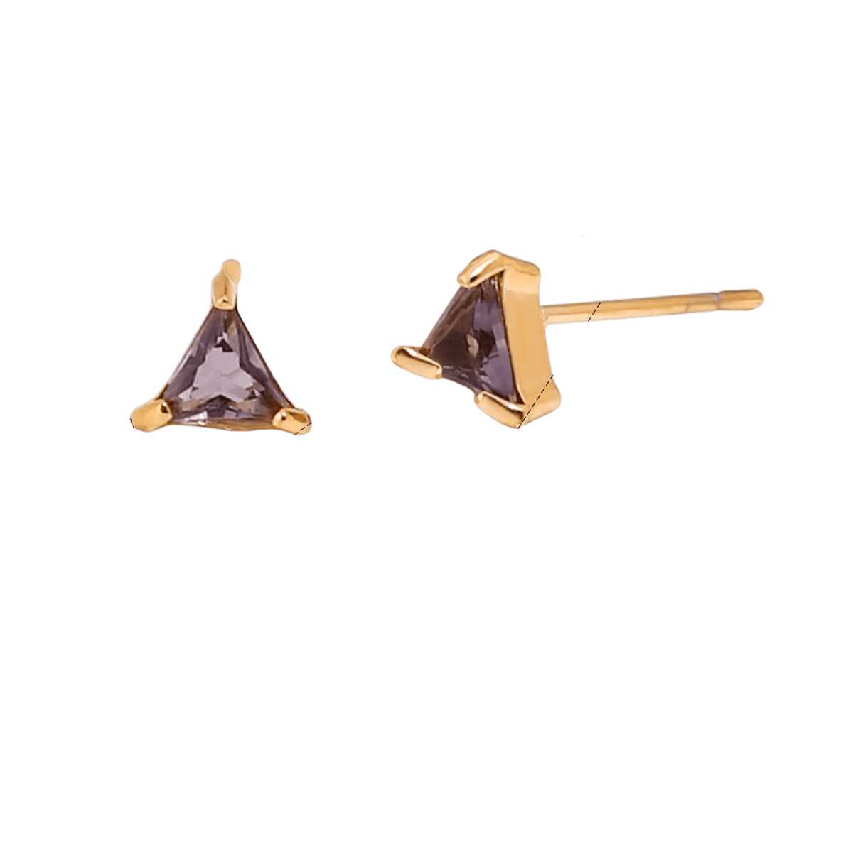 February-CZ-Birthstone-Stud-Earrings-–-Gold-Tone-Earrings