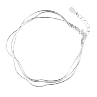 Layered Snake Chain Bracelet, Elemental Fashion Concepts