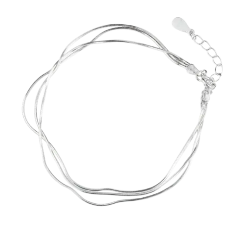 Layered Snake Chain Bracelet, Elemental Fashion Concepts