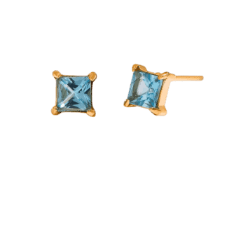 March-CZ-Birthstone-Stud-Earrings-–-Gold-Tone-Earrings