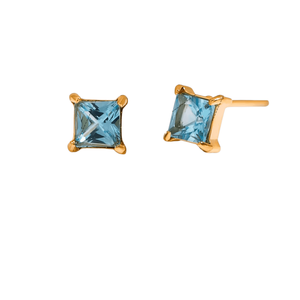 March-CZ-Birthstone-Stud-Earrings-–-Gold-Tone-Earrings