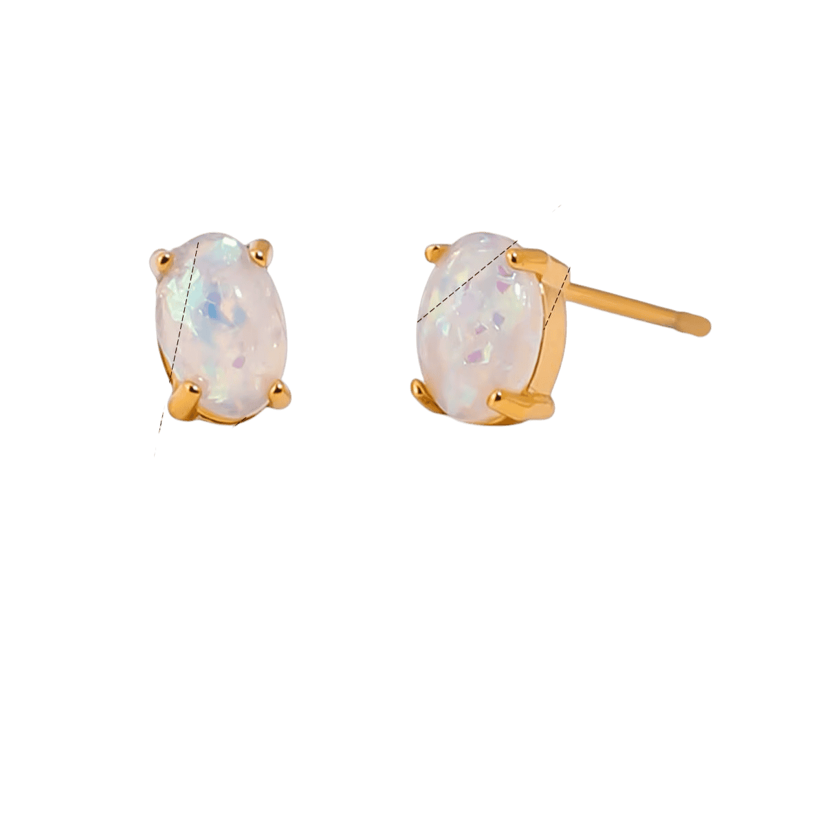 October-CZ-Birthstone-Stud-Earrings-–-Gold-Tone-Earrings