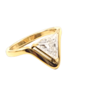 Triangle-CZ-Ring-–-14k-Gold-Finish-Rings