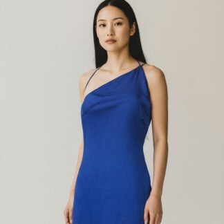 Superdown Mini Dress - Royal Blue Satin